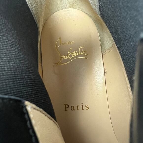 Christian Louboutin Marnmada 40 Chelsea Calf Hair Leopard Boots- Size 38.5 - Picture 6 of 10